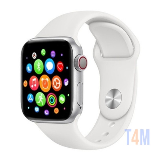 SMARTWATCH T500 PLUS SERIES 6 44MM WHITE